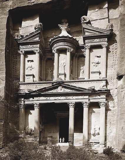 La Tesorera (al-Khazneh) de Petra - Foto de 1940